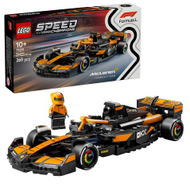 Set lojërash LEGO Speed Champions McLaren F1 Team MCL38, 269 copë, 20cm, portokalli
