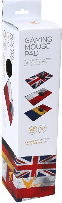 Подлога за маус Omega Varr Pro Gaming Spain, црвена / жолта