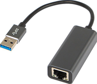 Kartë rrjeti USB Blow K-04, USB 3.0 në RJ45, alumini, e zezë