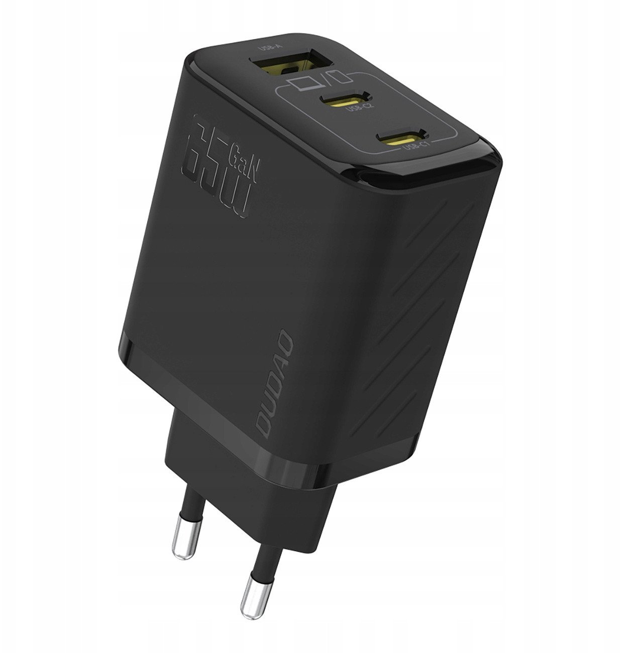 Karikues USB Dudao A29CEU, 65W GaN, 2x USB C 1x USB A, i zi