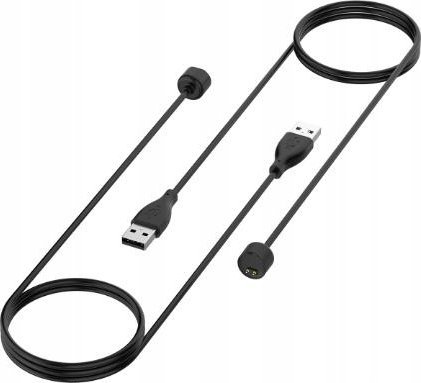 Karikues USB OEM për Xiaomi Mi Band 5 6 7, kabllo magnetike 100cm, i zi