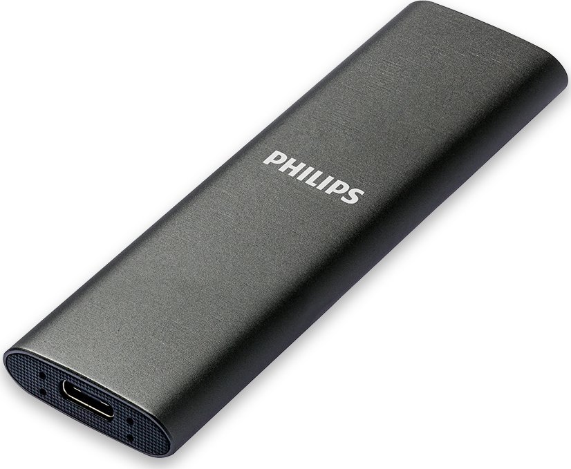 SSD i jashtëm Philips, 2TB, USB C, gri