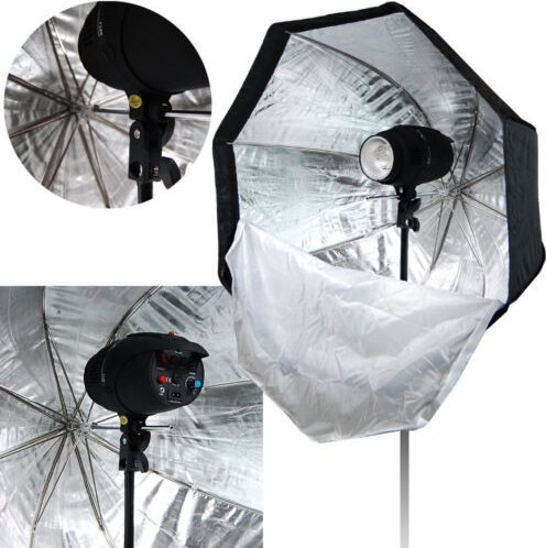 Softbox oktagonal Aurora LBOR 60S, 60 cm, sipërfaqe e brendshme argjendi