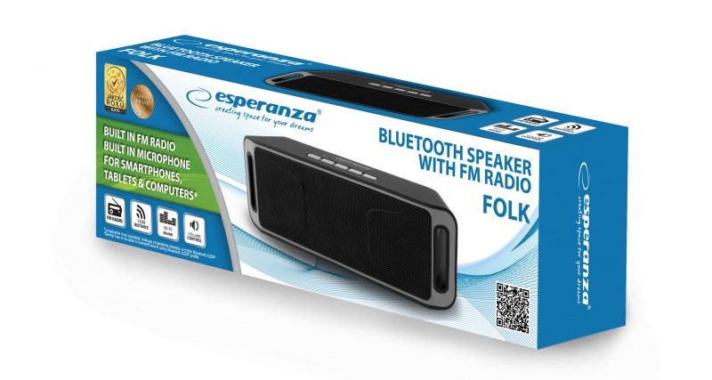 Altoparlant Bluetooth Esperanza FOLK 6 W