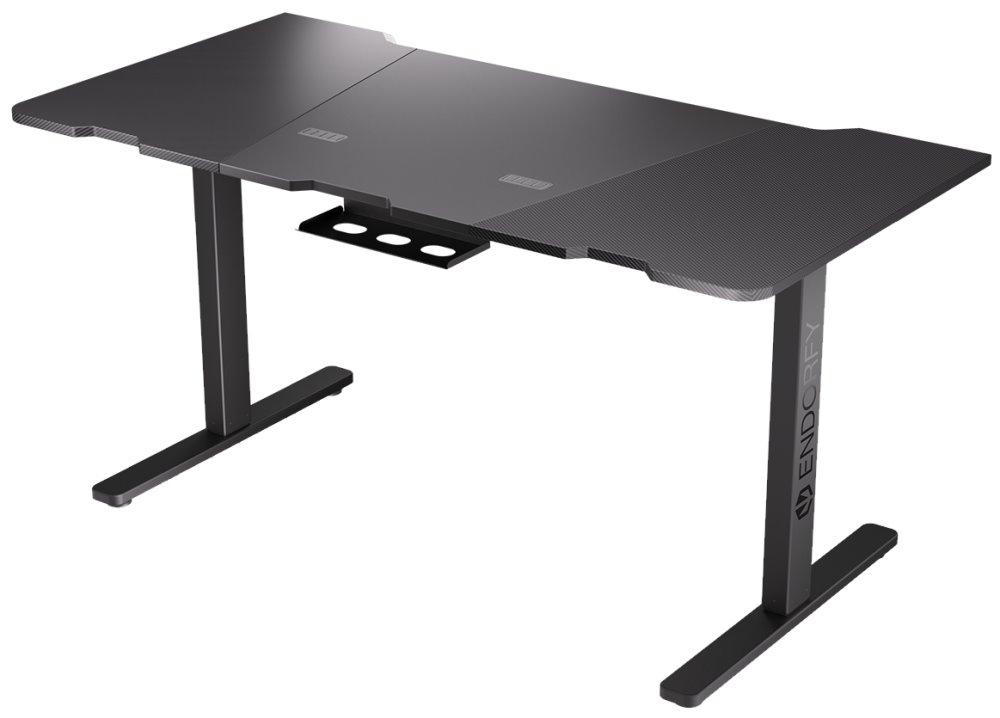 Tavolinë Endorfy Atlas L Electric, 1500x780mm, e zezë