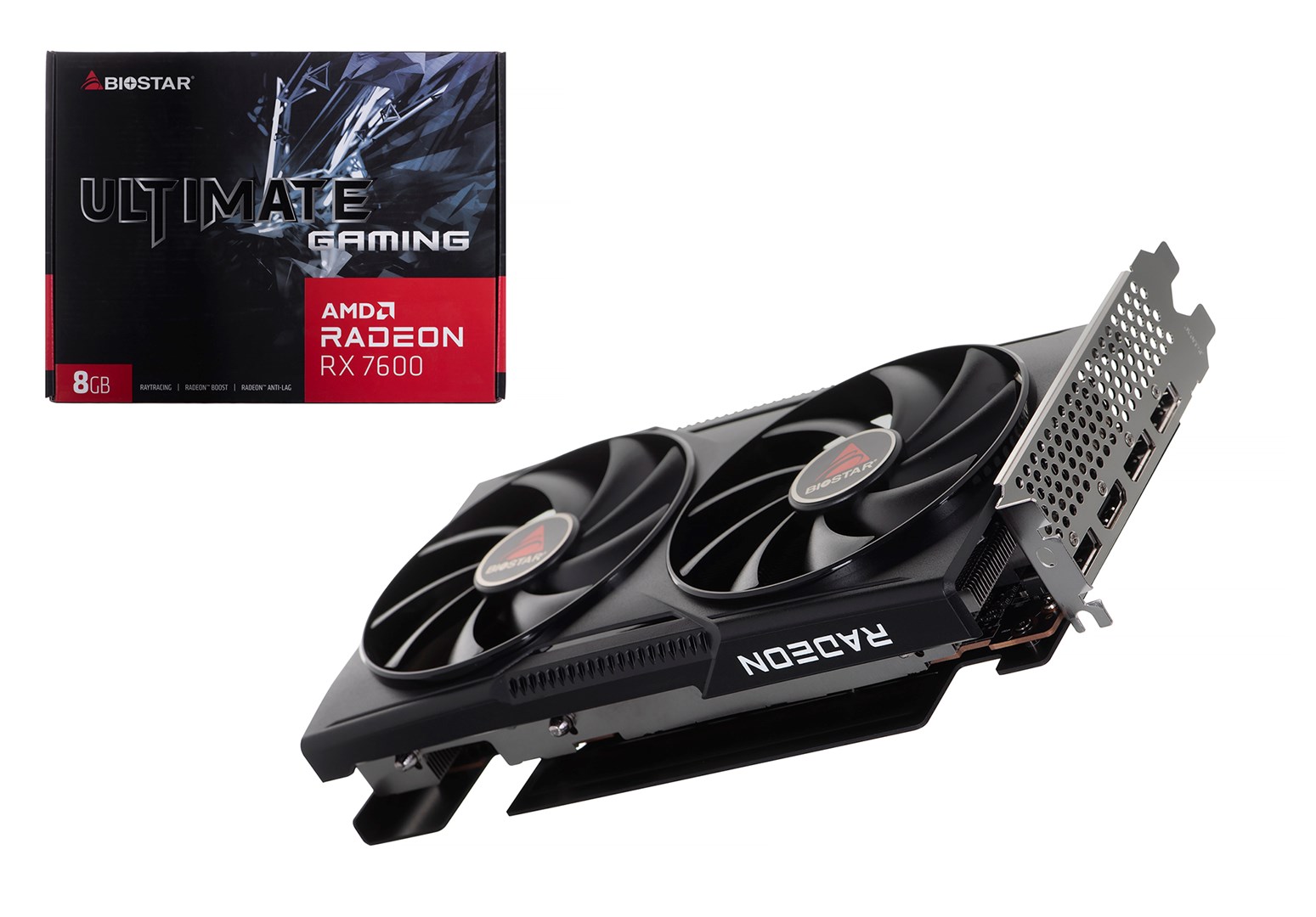 Kartë grafike Biostar AMD Radeon RX 7600, 8 GB GDDR6