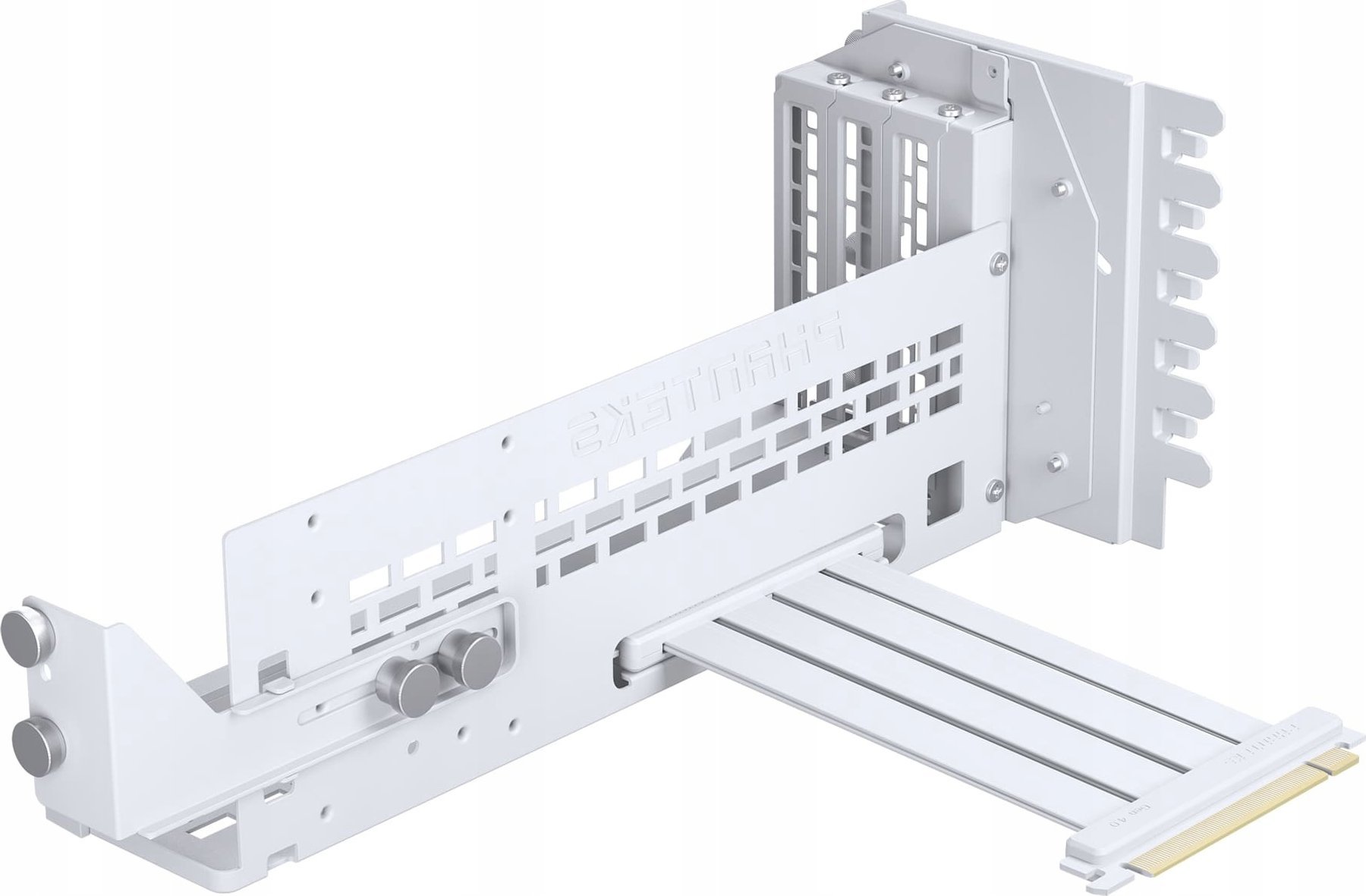 Mbajtëse vertikale GPU Phanteks, PCIe 4.0 x16, kabllo riser 220mm DRGB, e bardhë