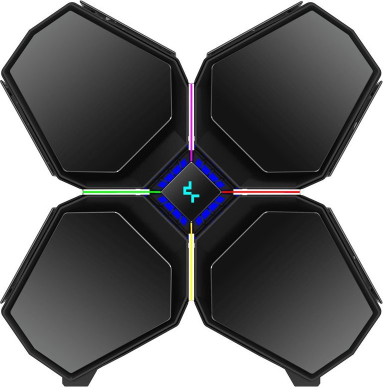 Kasë Deepcool Quadsteller Infinity RGB, Të ndryshme