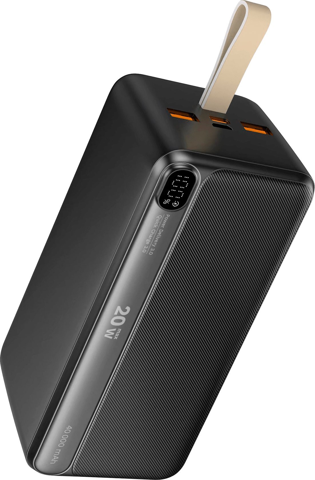 Powerbank Kruger&amp;Matz KM0908, 40000mAh, Quick Charge dhe Power Delivery, i zi