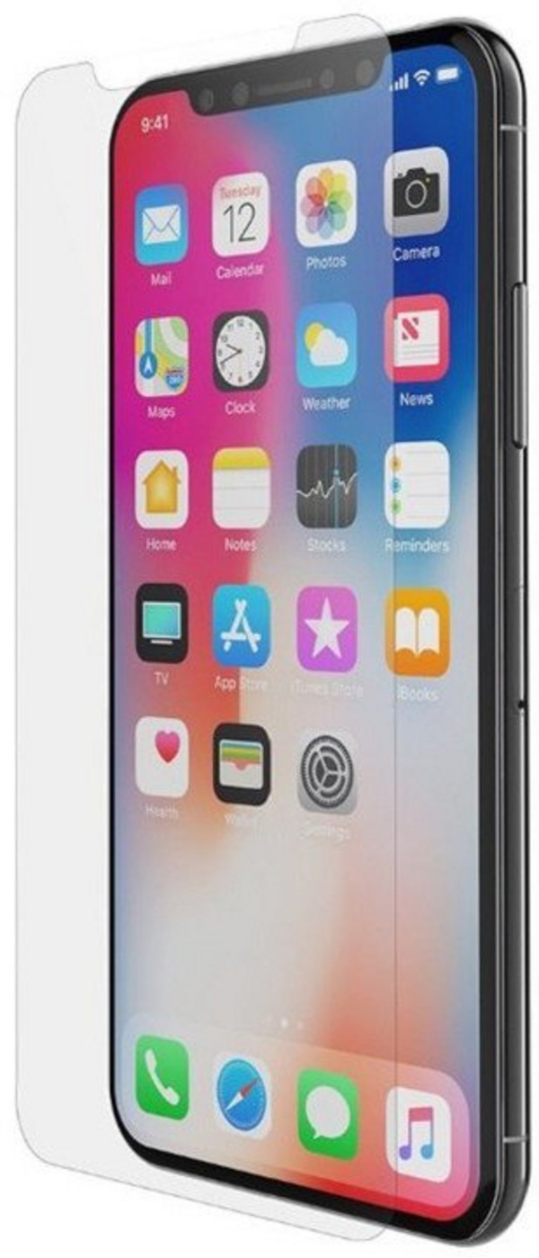 Xham mbrojtës Belkin Tempered Curved Glass për iPhone X/Xs, me kornizë instalimi