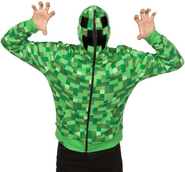 Duks Mikina Minecraft Creeper Premium