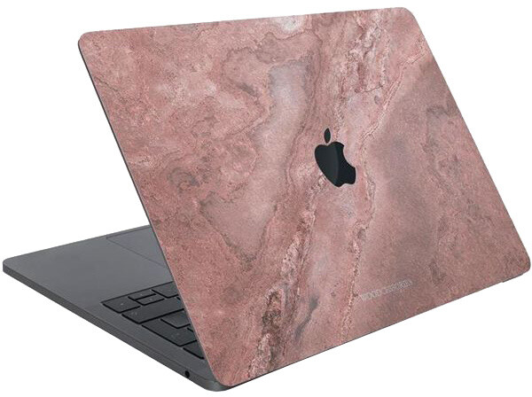 Mbrojtëse Woodcessories EcoSkin Stone për MacBook Pro 13", e kuqe