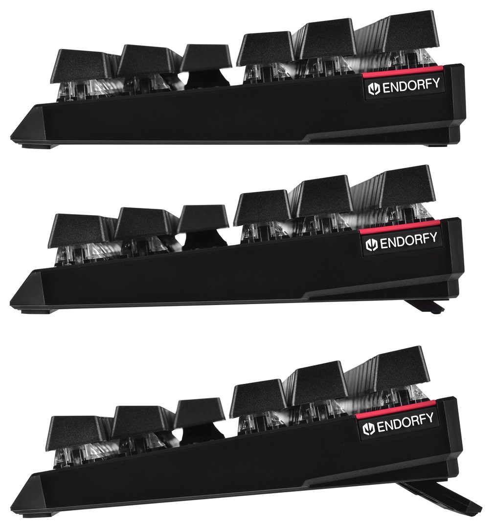 Tastierë mekanike Gaming Endorfy THOCK TKL, USB, Kailh Red, RGB