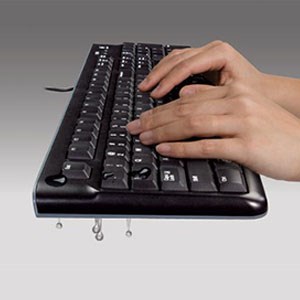 Set tastierë dhe maus Logitech Desktop MK120, USB, i zi