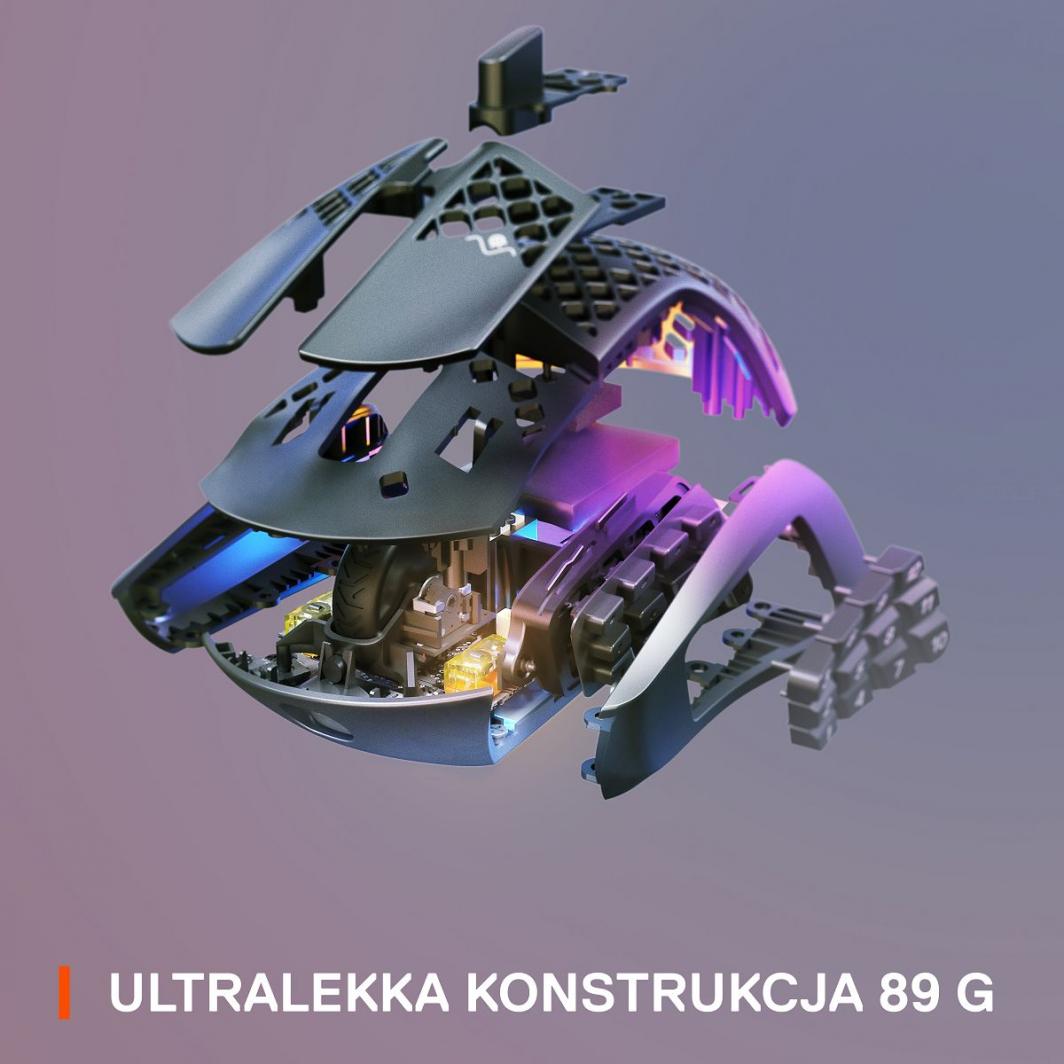 Maus STEELSeries Aerox 9 Wireless, i zi