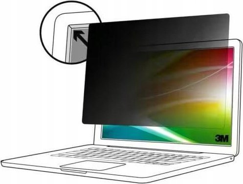 Филтер за приватност 3M Bright Screen BP156W9B, 15.6", 16:9, црн