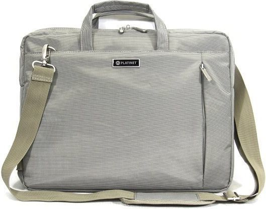 Çantë Platinet York (41760), 15.6", e hirtë