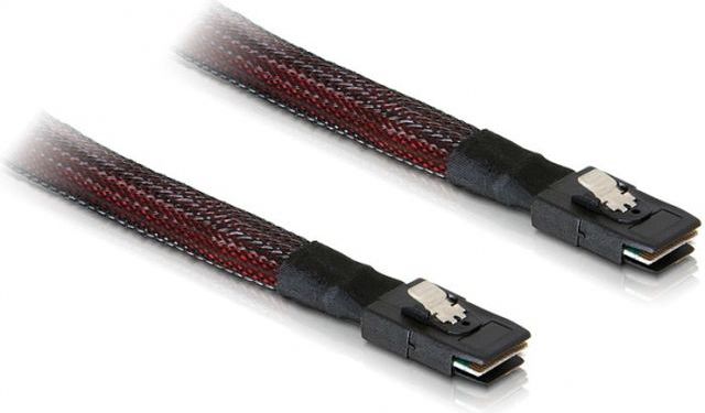 Kabllo Delock SFF 8087 - SFF 8087, 1m, e kuqe