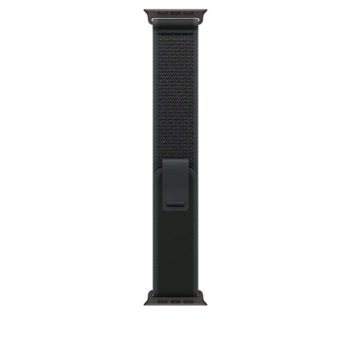 Apple Watch 49mm Loop, Black Trail Loop, Black Titanium Finish, M/L