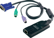 Kabllo adapter KVM ATEN KA7520, PS/2, modul CPU për KH Series, i zi