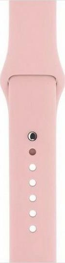 Rrip ore Apple Mercury Silicone Strap, 44mm, silikon, rozë