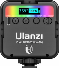 Llambë për fotografi / videografi Ulanzi VL49 RGB, 2000mAh Llambë për fotografi / videografi Ulanzi VL49 RGB, 2000mAh