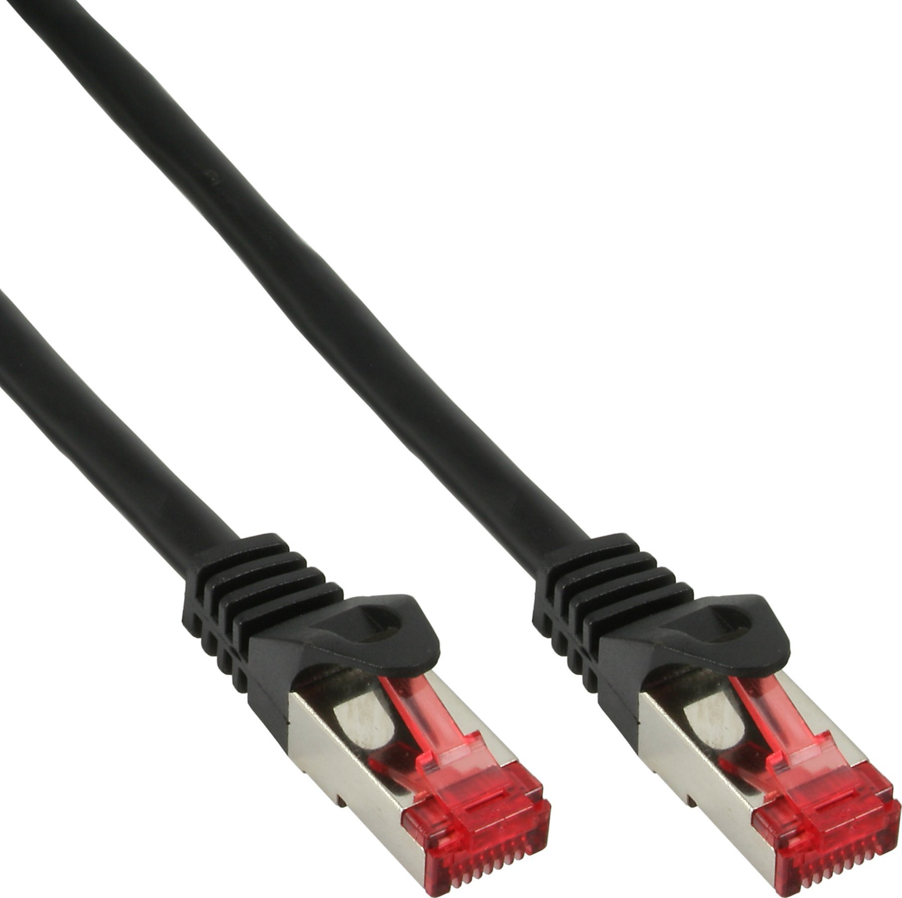 Kabllo rrjeti InLine Patch Cable S/FTP Cat.6, 0.5m, 1 Gbit/s, e zezë
