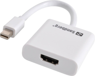 Konvertues Sandberg, Thunderbolt/ Mini DisplayPort në HDMI, i bardhë