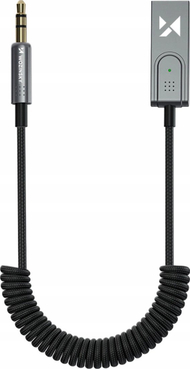 Adaptues audio Bluetooth Wozinsky WTODB, Bluetooth 5.3, marrës AUX 3.5 mm, i zi