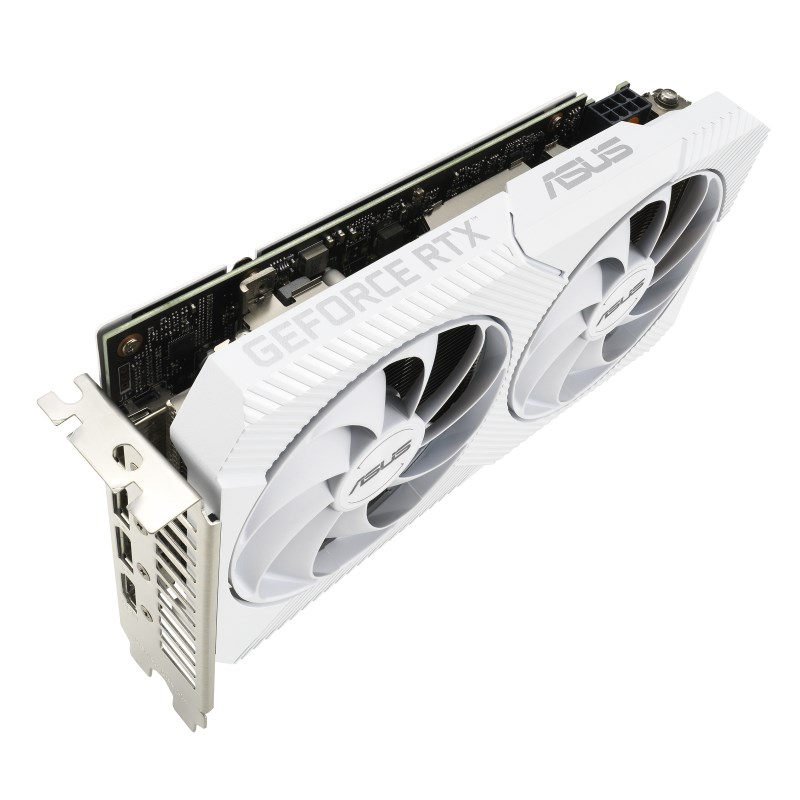 Kartë grafike ASUS NVIDIA GeForce RTX 3060, 8 GB GDDR6, DUAL-RTX3060-O8G-WHITE
