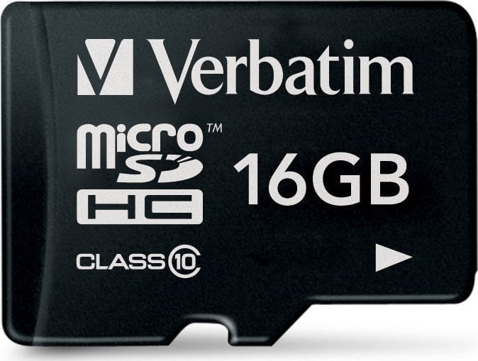 Kartë memorie Verbatim MicroSDHC VM44010, 16GB, Class 10