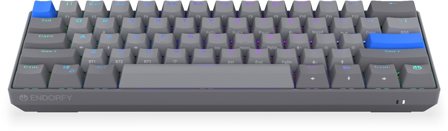 Tastierë mekanike Endorfy Thock V2 Compact Wireless, 60%, ARGB, sw Yellow, e zezë