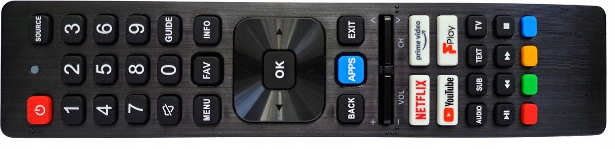 Telekomandë TV Lamex LXP0140N, për Sharp, e zezë