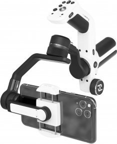 Stabilizues smartphone Feiyu SCORP Mini P, 3 akse, me dorezë ergonomike, i bardhë