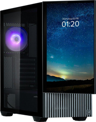 Kutia PC Zalman Z10 DS, MIDI Tower, xham i temperuar, e zezë