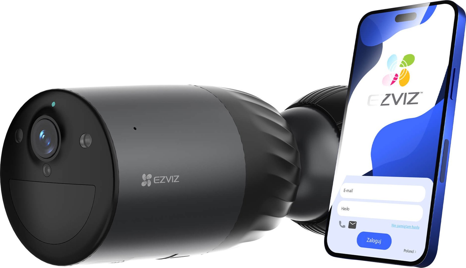 Kamerë sigurie e jashtme Ezviz BC1c, WiFi, rezistente ndaj kushteve atmosferike, e zezë