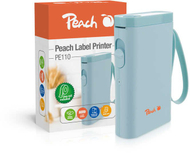 Принтер за етикети Peach PE110, термички, Блутут, син