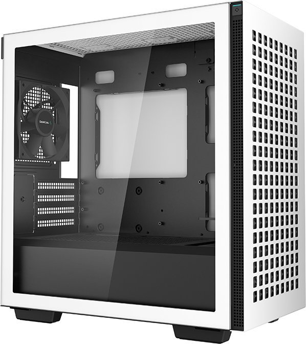 Куќиште за компјутер Deepcool CH370, бело, Midi Tower