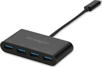 Hub USB Kensington CH1200 K33616WW, USB C 10Gbps, 4 porta USB A, gri