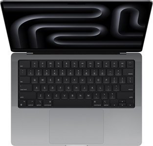 Laptop Apple MacBook Pro, 14", Apple M3 8C CPU, 8GB RAM, 1TB SSD, i hirtë