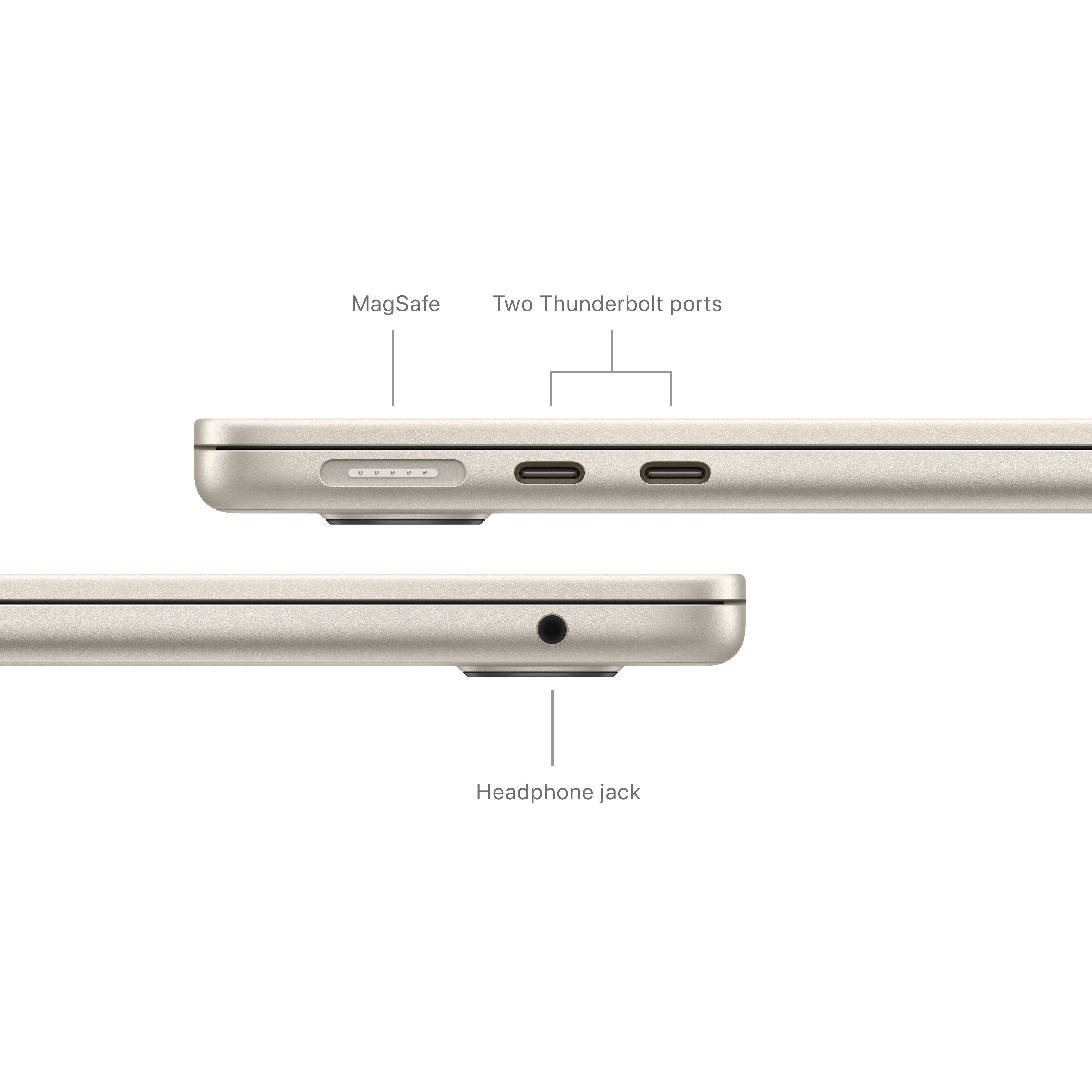 [OUTLET] Apple MacBook Air 13.6", M3 8-core, 16GB, 512GB, 10-core GPU, Starlight