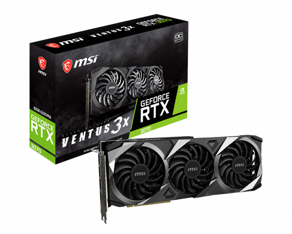 Kartelë grafike MSI RTX 3070 VENTUS 3X 8G OC LHR NVIDIA GeForce RTX 3070 8 GB GDDR6