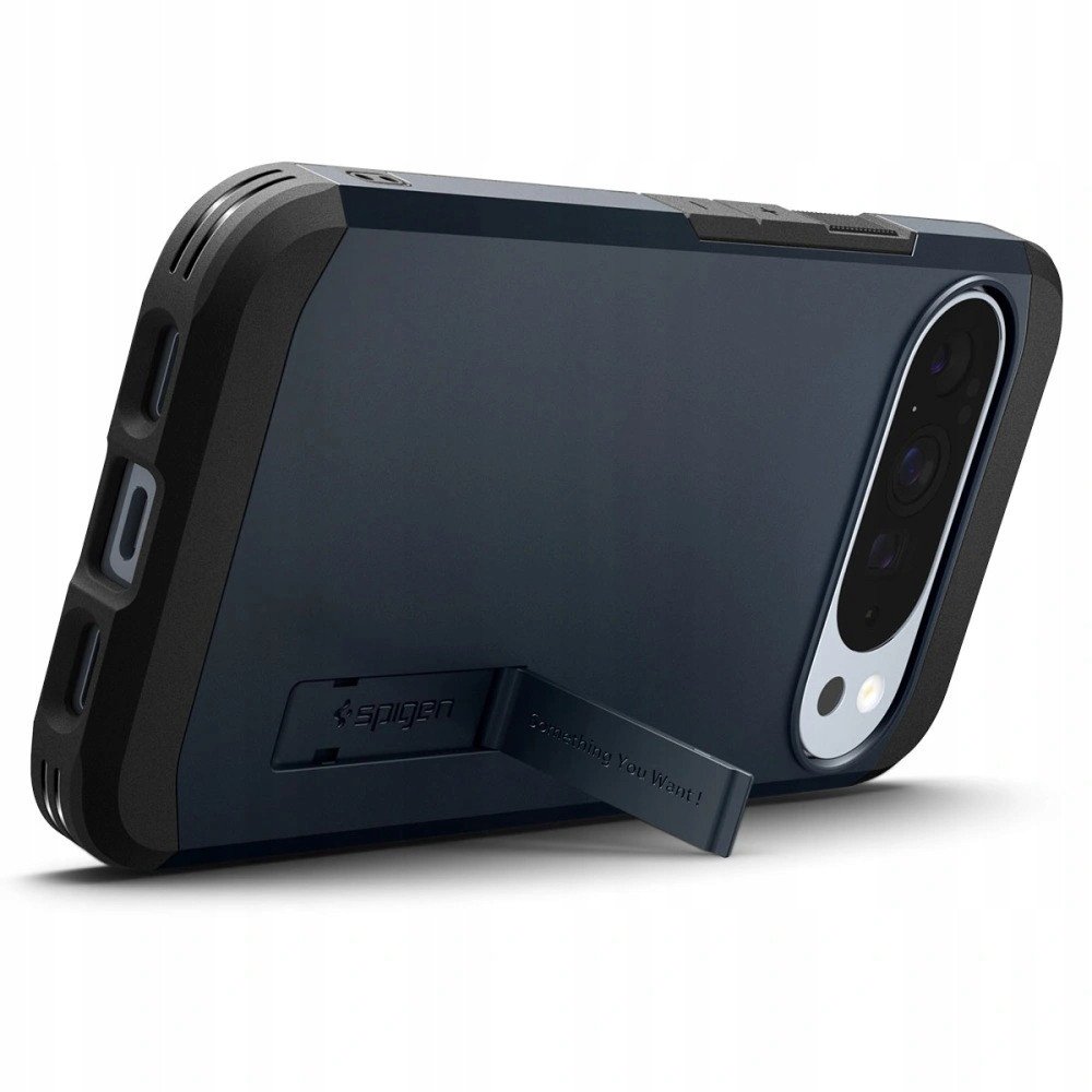 Mbulesë telefoni Spigen Tough Armor MagSafe për Google Pixel 10 Pro XL, metal slate blue