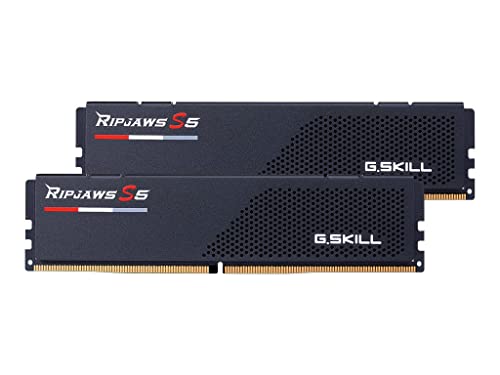 Меморја RAM G.Skill Ripjaws S5 F5-6000J3040F16GX2-RS5K, DDR5 32GB 2x16GB, 6000MHz, црна