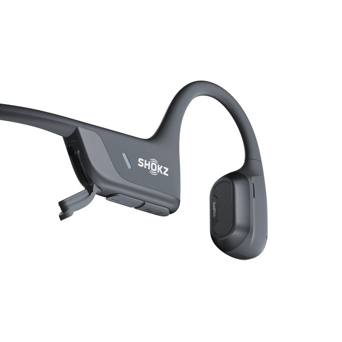 Kufje Bluetooth Shokz OpenRun Pro 2, 12 orë bateri, IP55, të hirta