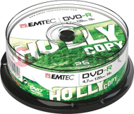 Disqe Emtec DVD-R, 4.7GB, 16x, 25 copë