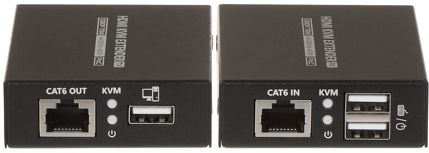 Extender HDMI USB-EX-70-4K-PRO, 4K UHD, KVM, i zi