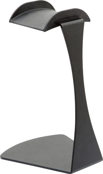 Држач за слушалки König, метал, Црна