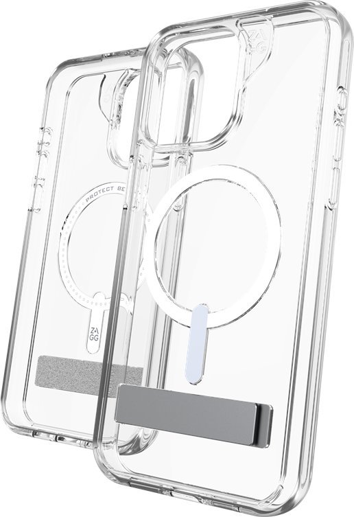 Mbulesë mbrojtëse ZAGG Crystal Palace për iPhone 15 Pro Max, MagSafe, transparente