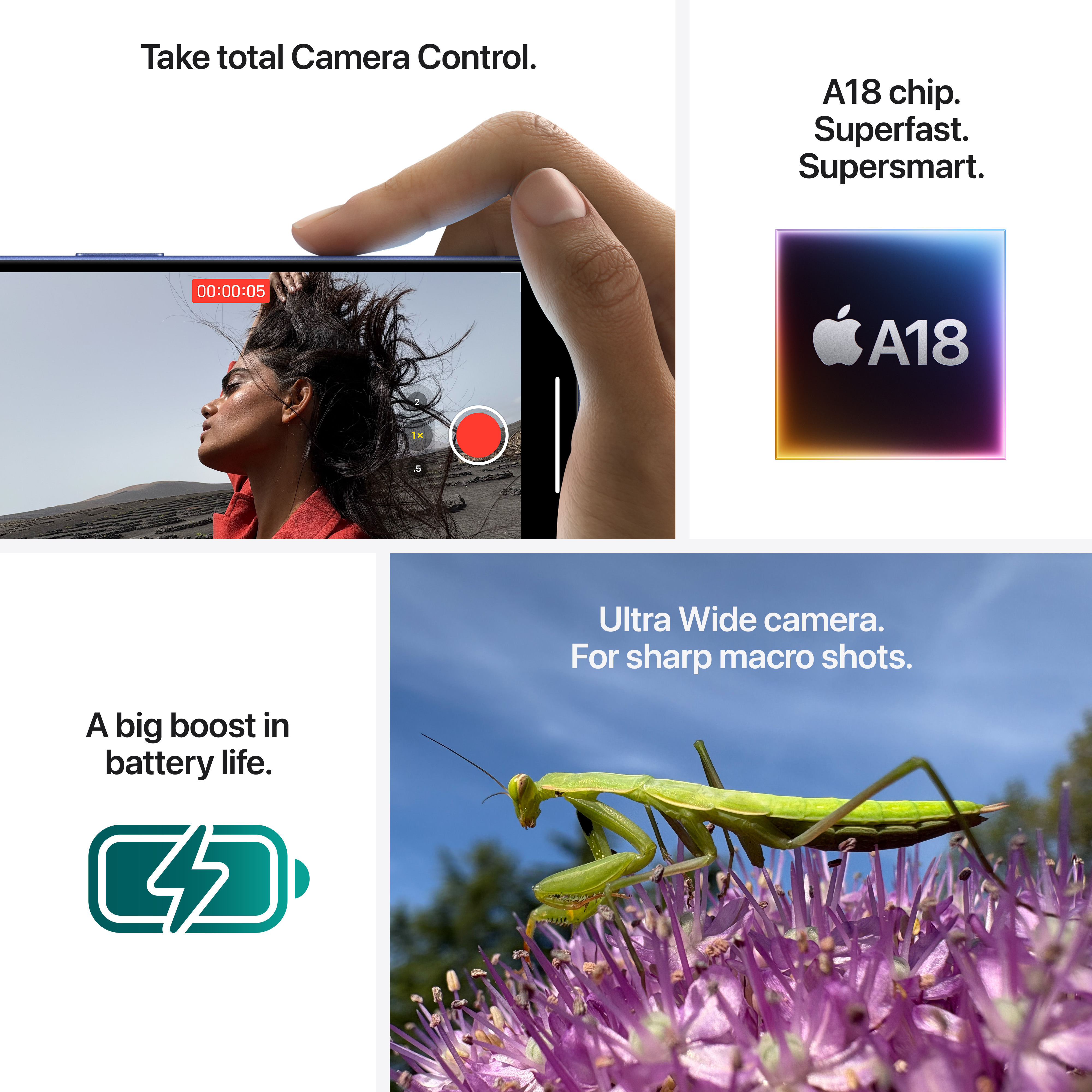 Apple iPhone 16, 128GB, Teal